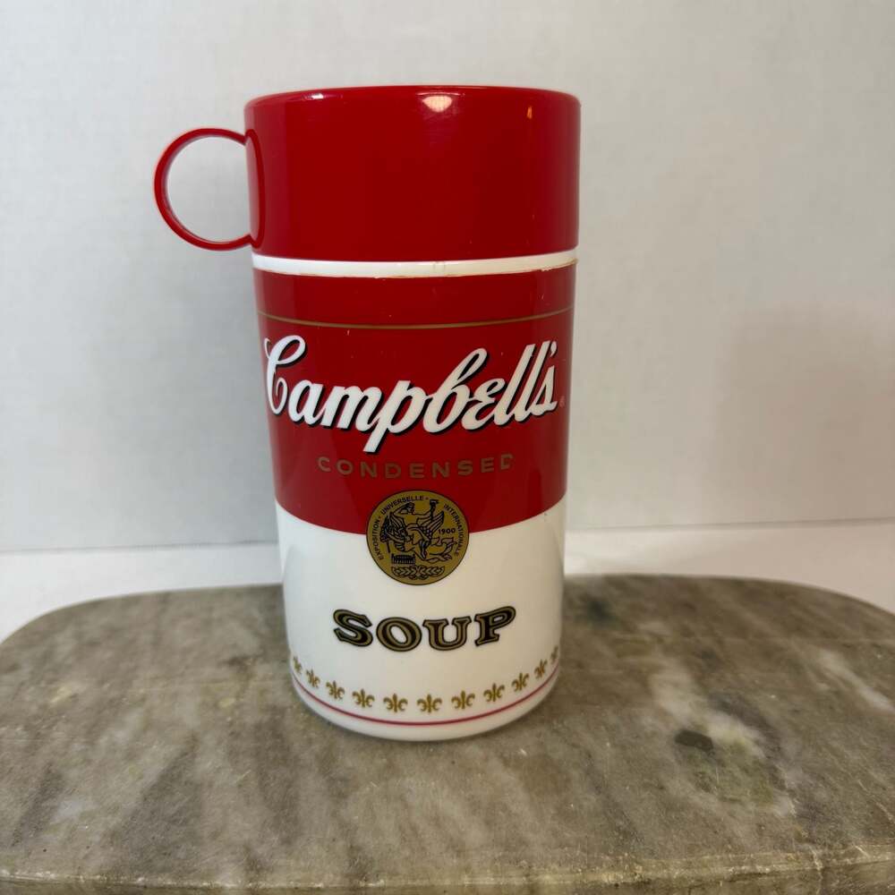 Campbell's Condensed Soup Can-tainer Insulated Plastic Thermos 11.5 oz